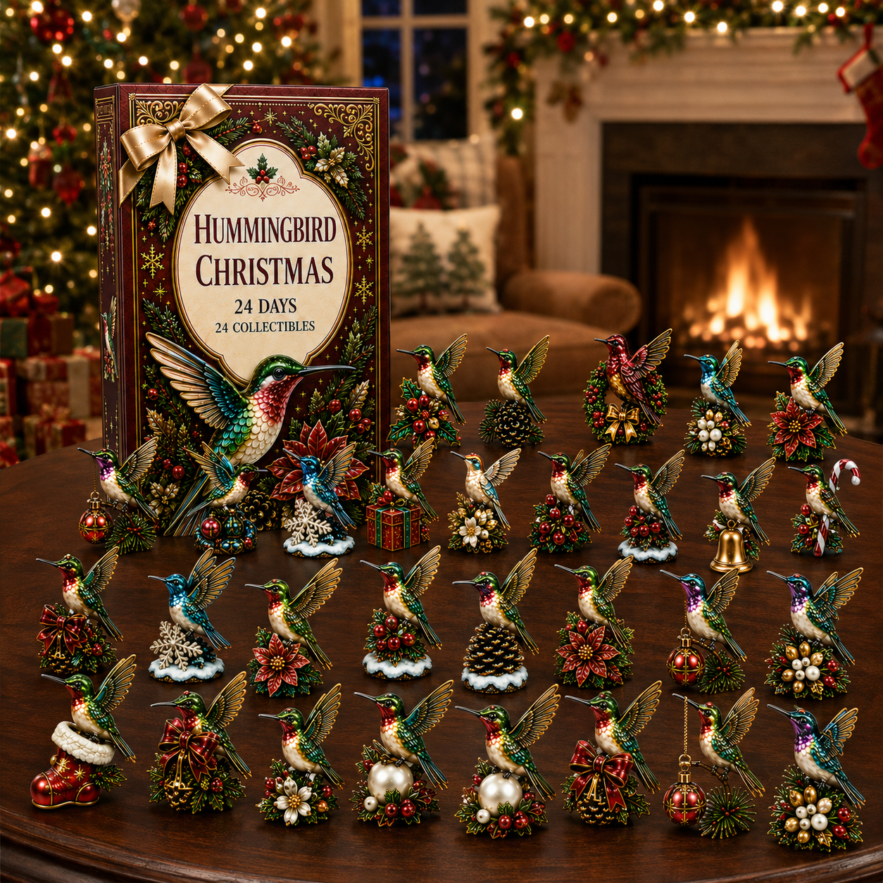 🔥Last 50 pcs✨⏰Last day 50% off🔥✨24-Day Advent Calendar - Hummingbird