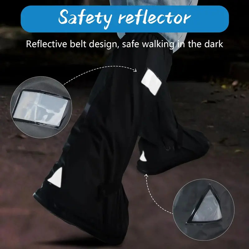 Waterproof Rain Boot Shoe Cover Non-Slip Waterproof Boot Covers 🥾