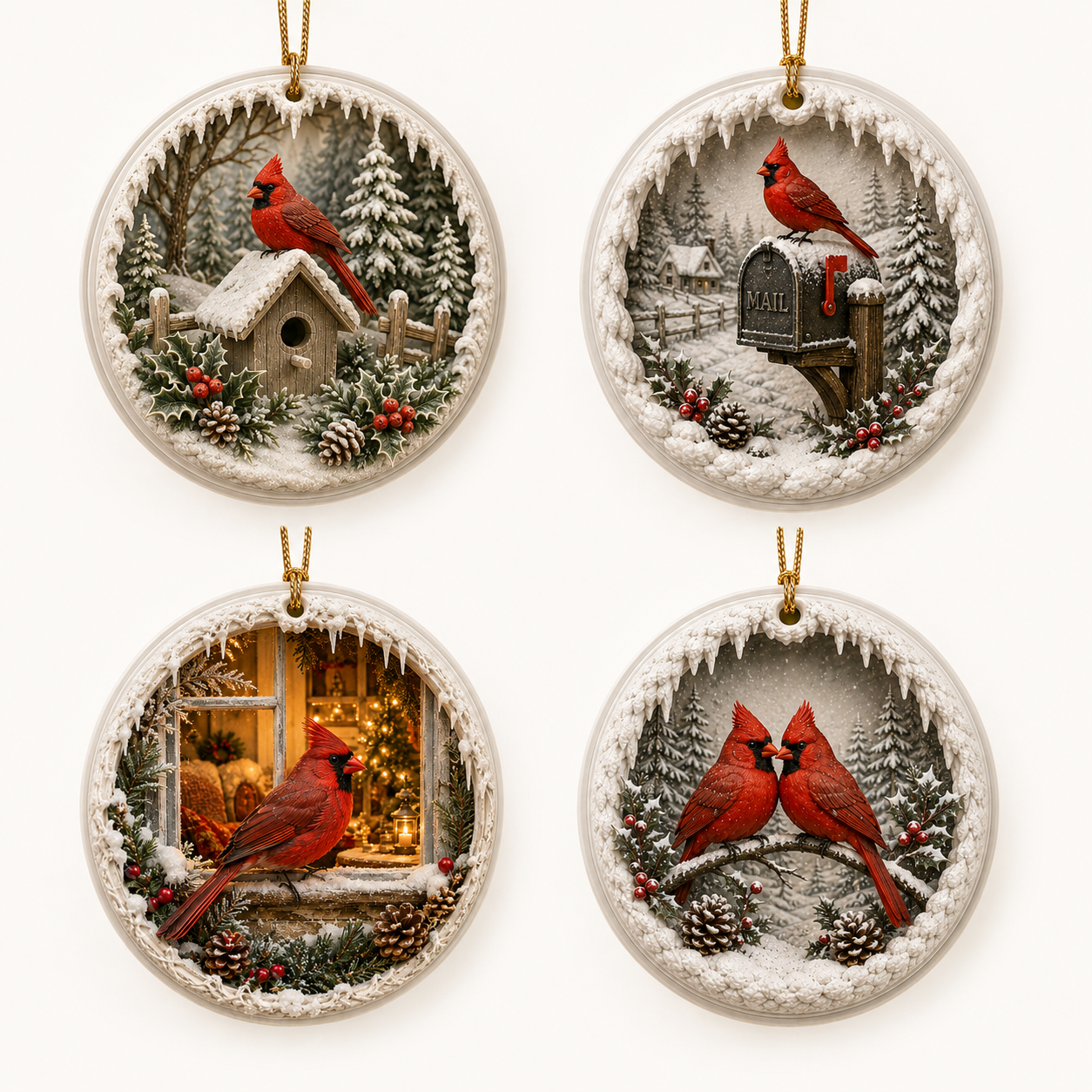 🔥LAST DAY 50% OFF✨Cardinal Ornament