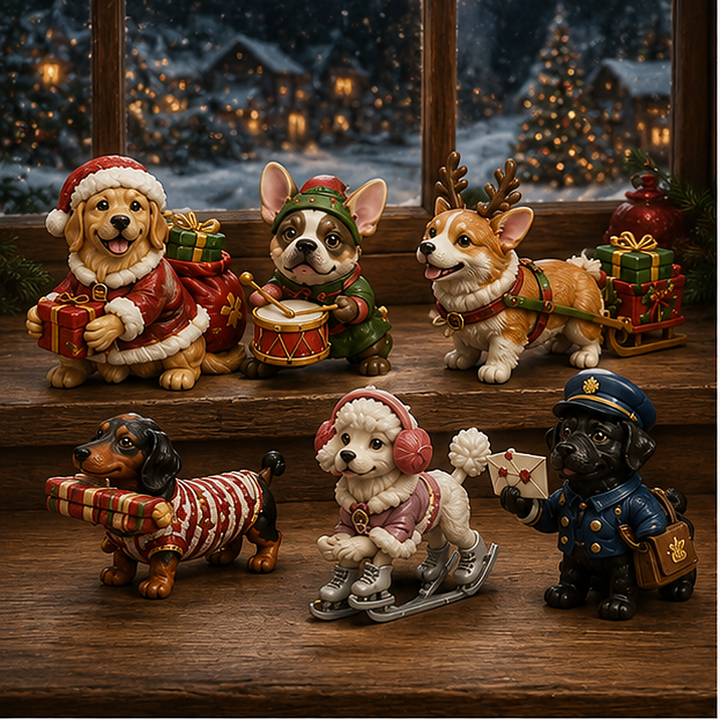24 Days of Christmas Pet Parade Advent Calendar – 24 Unique Holiday Pet Miniatures