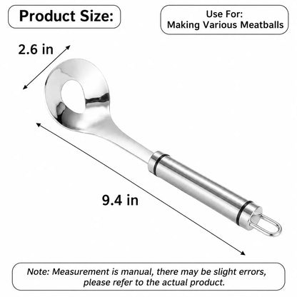 Stainless Steel Meatball Maker Spoon, Non‑Stick Meat Ball Extrusion Scoop 🍲 - image 14