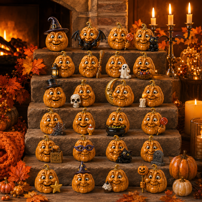 ✨24-Day Christmas Countdown Advent Calendar –Halloween Pumpkin Ornament