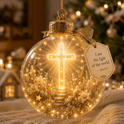🔥Last Day 50% OFF - Illuminated Christian Scripture Keepsake Ornaments - image 6