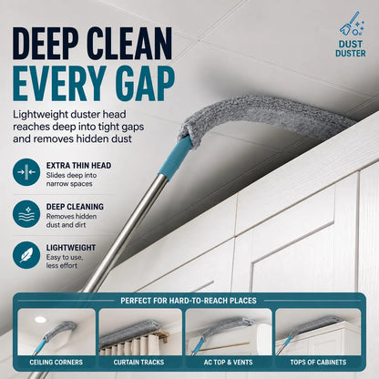 Replacement Gap Duster for Home Corner Place, Durable Flexible Arbitrary Bending Microfiber Dust Brush🧹 - image 6