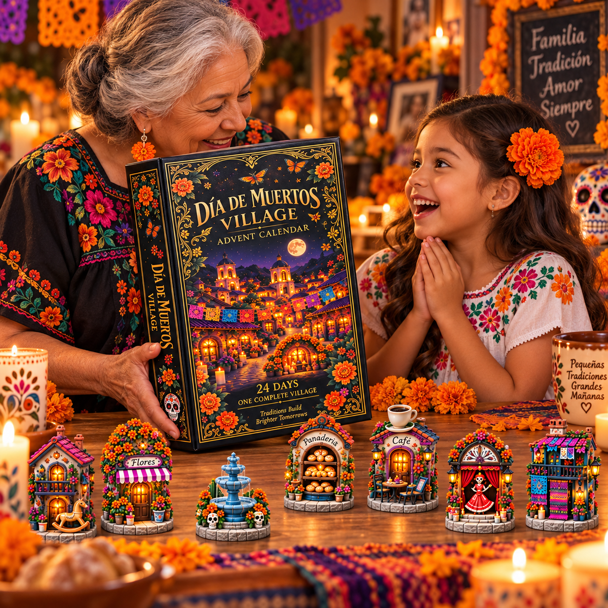 24 Days to Build a Village of Memories — Día de Muertos Village Advent Calendar 2026