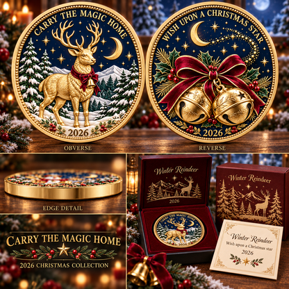 2026 Christmas Memories Coin Collection – 6 Festive Designs, Double-Sided Details & Timeless Holiday Charm
