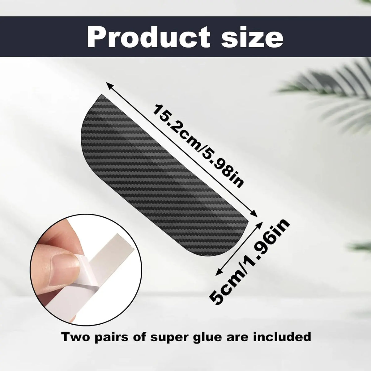 2PCS Car Side Mirror Rain Guards - Carbon Look ABS Visor Covers 🌧️ - image 10