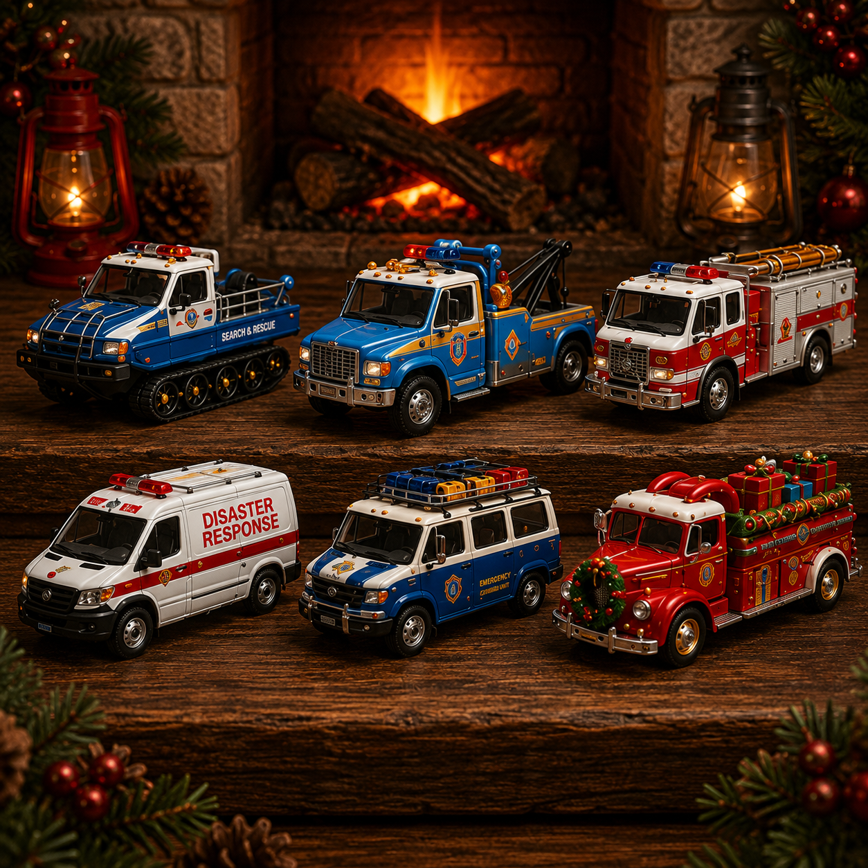 2026 Rescue Vehicles Advent Calendar – 24 Days of Emergency Vehicle Surprises