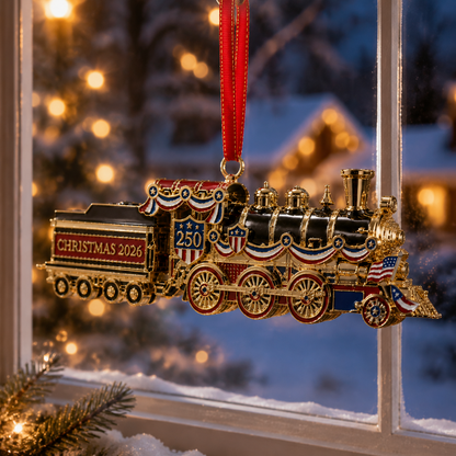 ✨250th Anniversary Edition Christmas Train Ornament