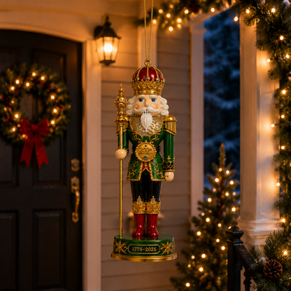 Limited anniversary edition✨2026 America 250th Anniversary Emerald Nutcracker King Ornament