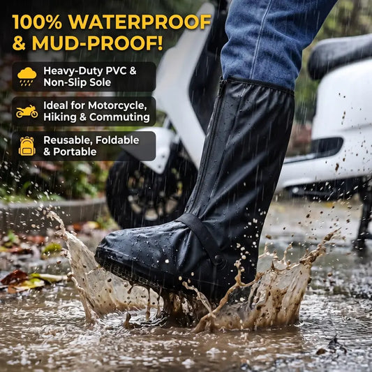 Waterproof Rain Boot Shoe Cover Non-Slip Waterproof Boot Covers 🥾
