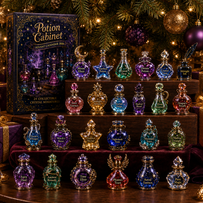 24 Days of Potion Magic – Crystal Potion Collectible Countdown Calendar 2026