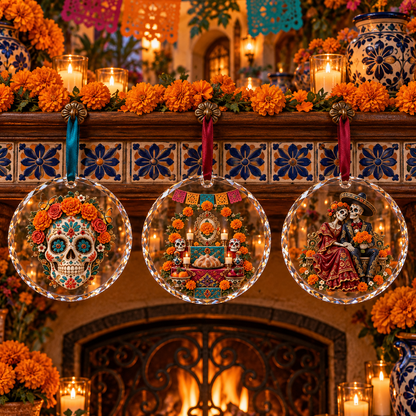 2026 Día de los Muertos Hanging Ornaments – 6 Colorful Designs Celebrating Love, Life & Remembrance
