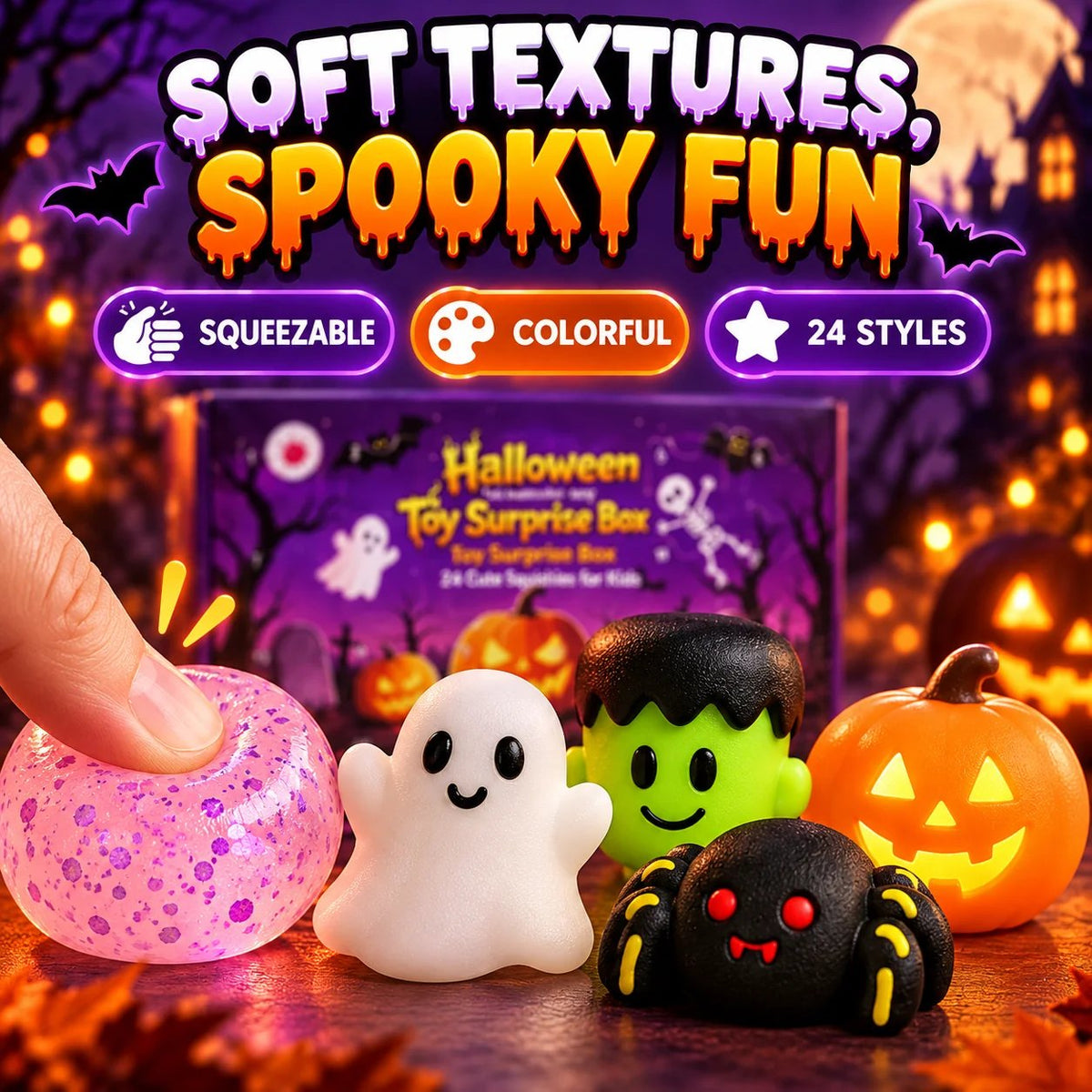 Hot sales🔥24-Piece Halloween Squishy Surprise Box - image 2