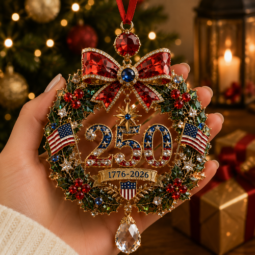 ✨Crystal Christmas Wreath Christmas Tree Ornament