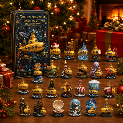 2026 Golden Submarine Christmas Advent Calendar