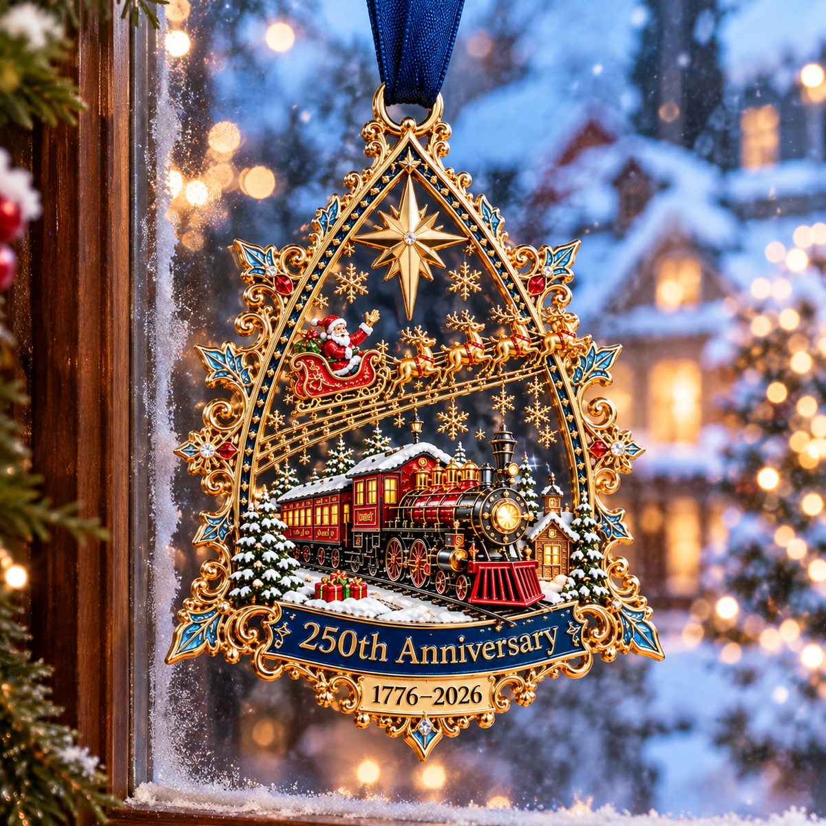 🔥2026 250th Anniversary Christmas Express Collector Ornament