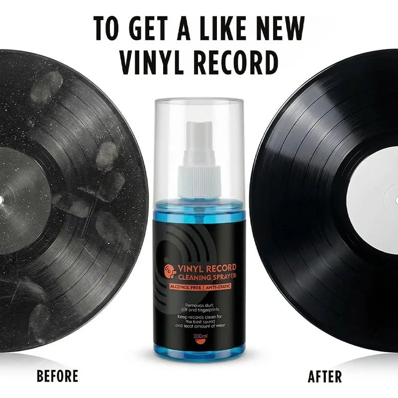 🎵 LIMITED-TIME 50% OFF! 💥 Anti-Static Vinyl Record Cleaning Spray – Dust Removal, Alcohol-Free, Easy Mist ✨ - image 2