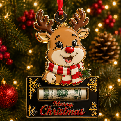 🔥Last 50pcs✨⏰ Limited anniversary edition✨Christmas Cash Holder Ornament
