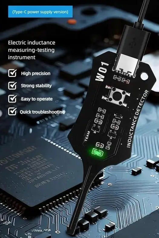 Type-C Inductance Tester Motherboard Coil Tester, Electronic Circuit Board Inductor Detector - image 9