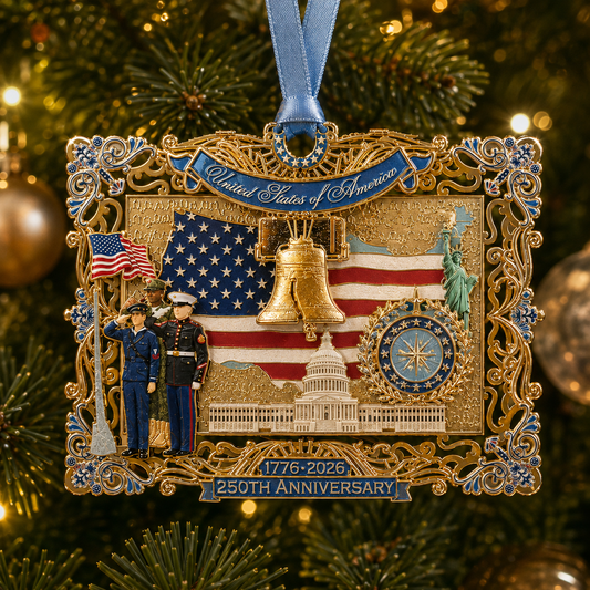 LAST DAY 50% OFF🔥 250th Anniversary Christmas Tree Ornament