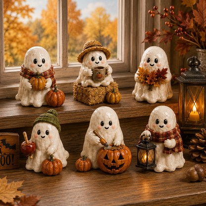 Ghost in the Pumpkin Patch Advent Calendar 2026 – 24 Unique Halloween Ghost Miniatures,