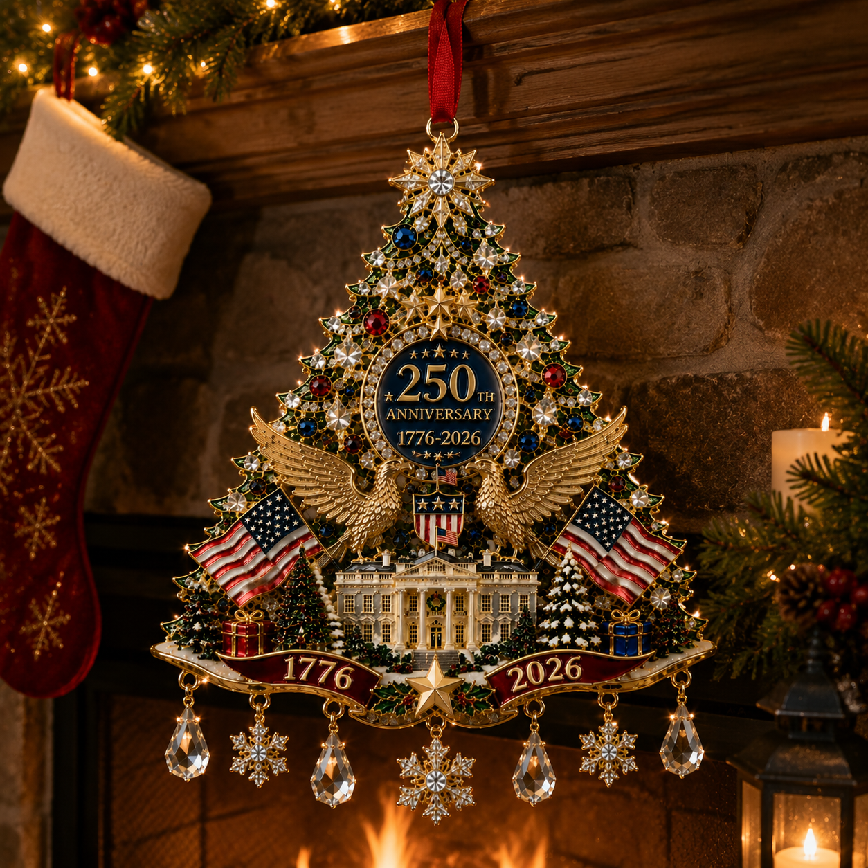 ✨Sparkling Christmas Tree Ornament