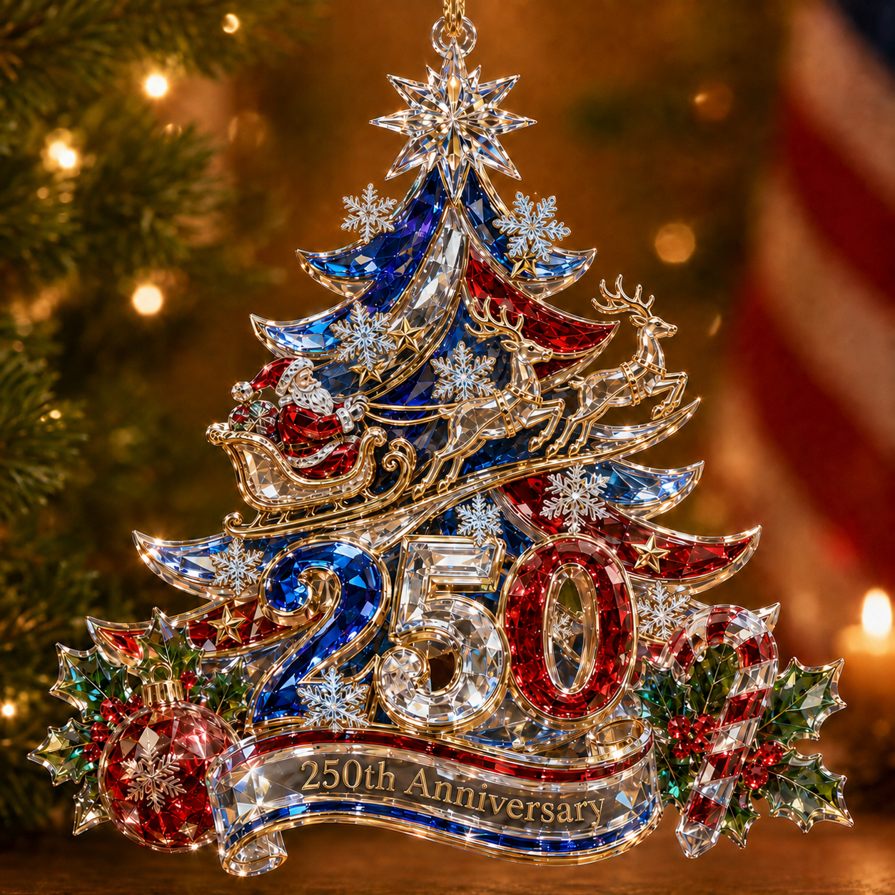 ✨250th Anniversary Crystal Christmas Tree
