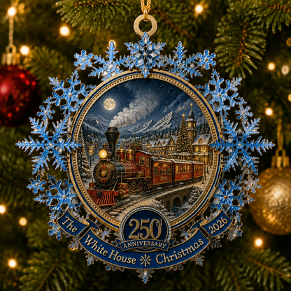 ✨Blue Snowflake Christmas Tree Ornament