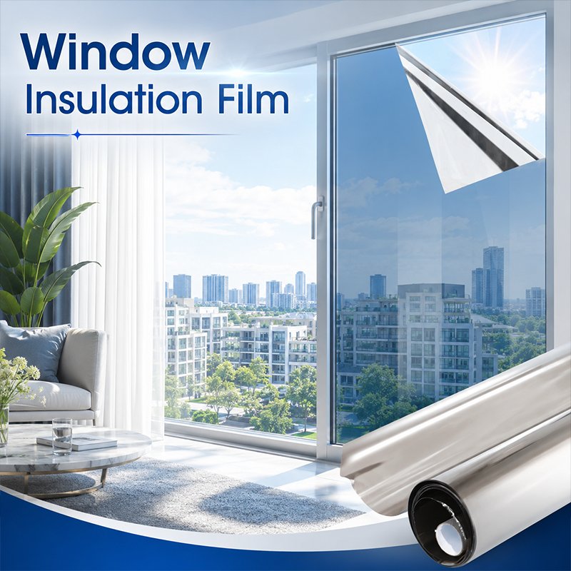 Static Cling Window Privacy Film UV Blocking Mirror Tint - image 1