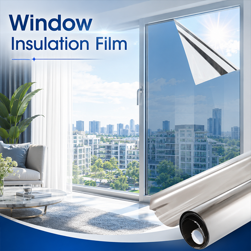 Static Cling Window Privacy Film UV Blocking Mirror Tint - image 1