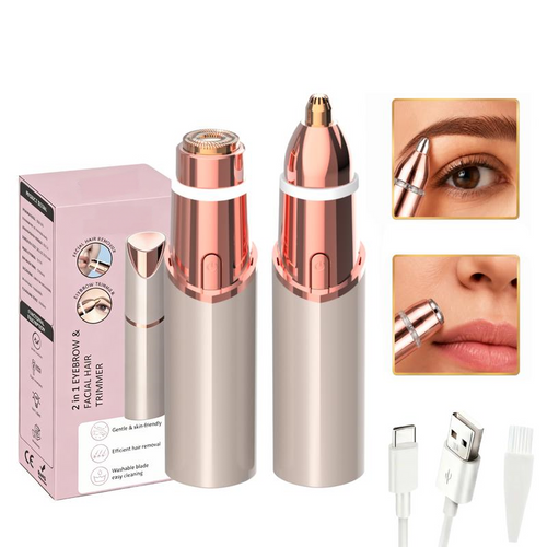 🔥2-in-1 Women's Eyebrow and Facial Hair Removal Device - image 1