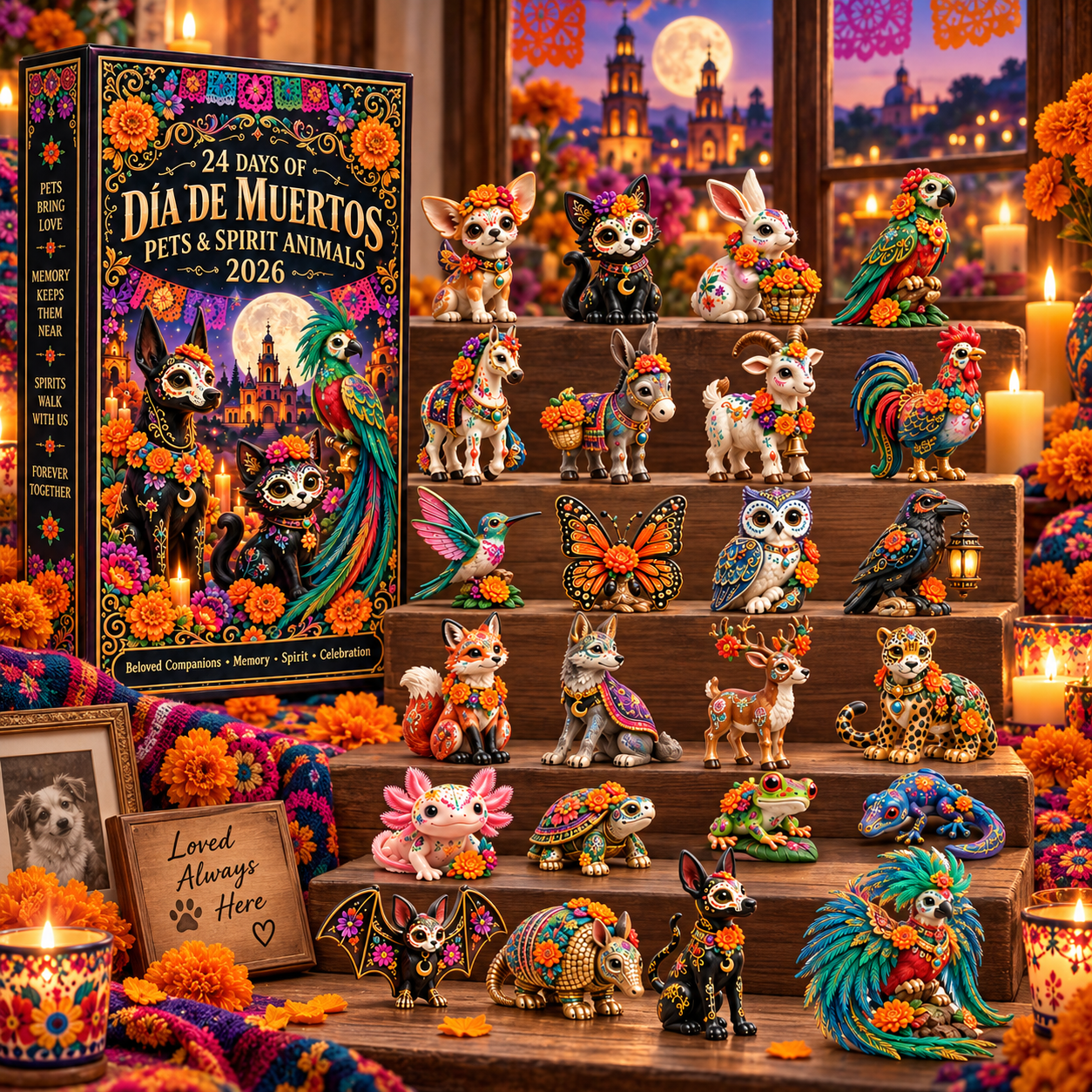 Día de Muertos Pets & Spirit Animals Advent Calendar 2026