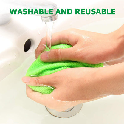 💥 💥 🔥 Windshield Cleaning Tool, Microfiber Car Window Cleaner with 4 Reusable and Washable Microfiber Pads and Extendable Handle - image 6