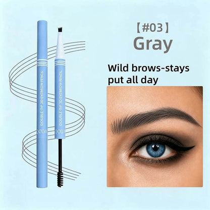 2-in-1 Waterproof Micro-Fork Eyebrow Pen-Tinted Gel Cosmetic🖌️ - image 13
