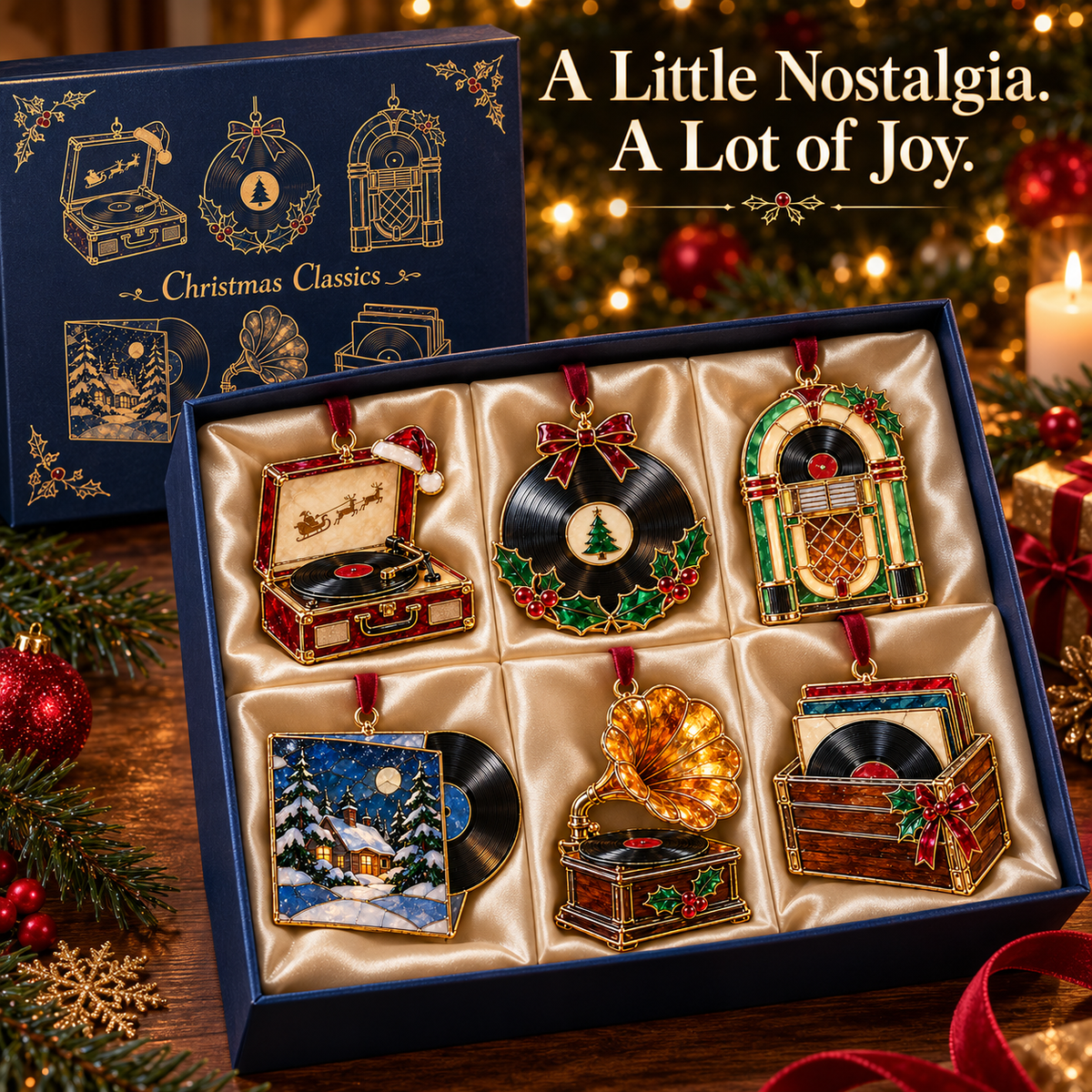 Vintage Music Christmas Ornaments – 6 Nostalgic Designs for Music Lovers