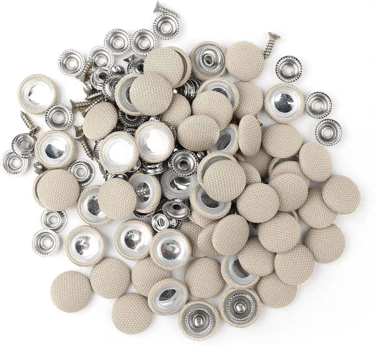 50 Pack Car Roof Headliner Repair Buttons, Fabric Covered Retainer Screws 🚗 - image 12