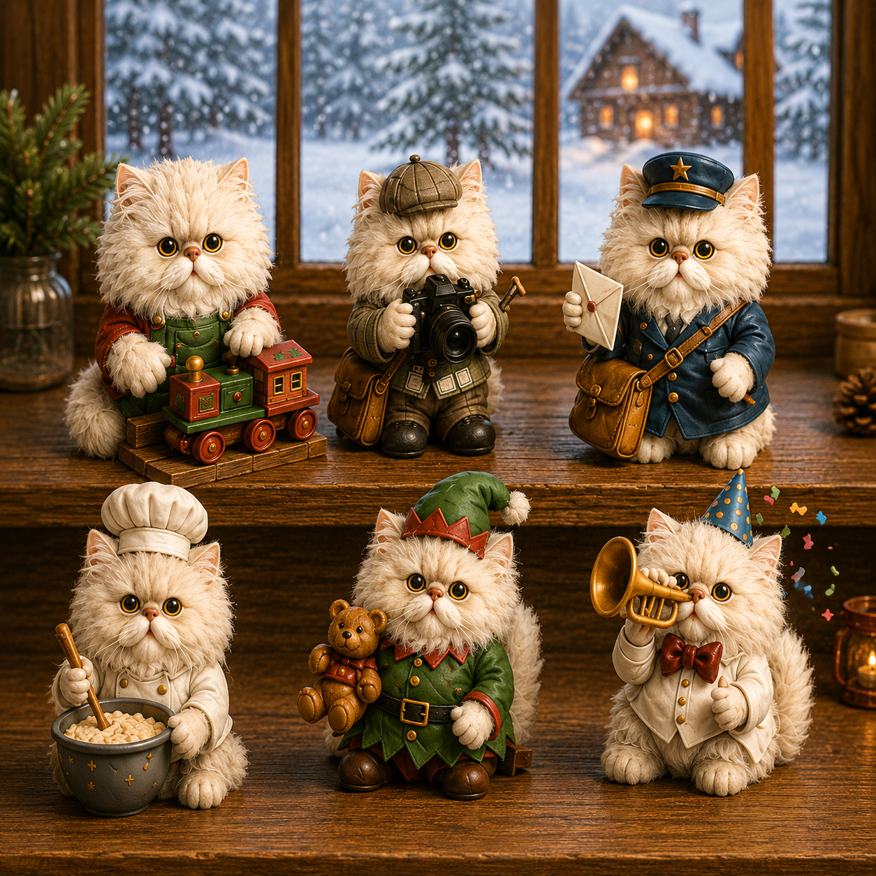 24 Days of Persian Jobs – 24 Unique Collectible Cat Figurines