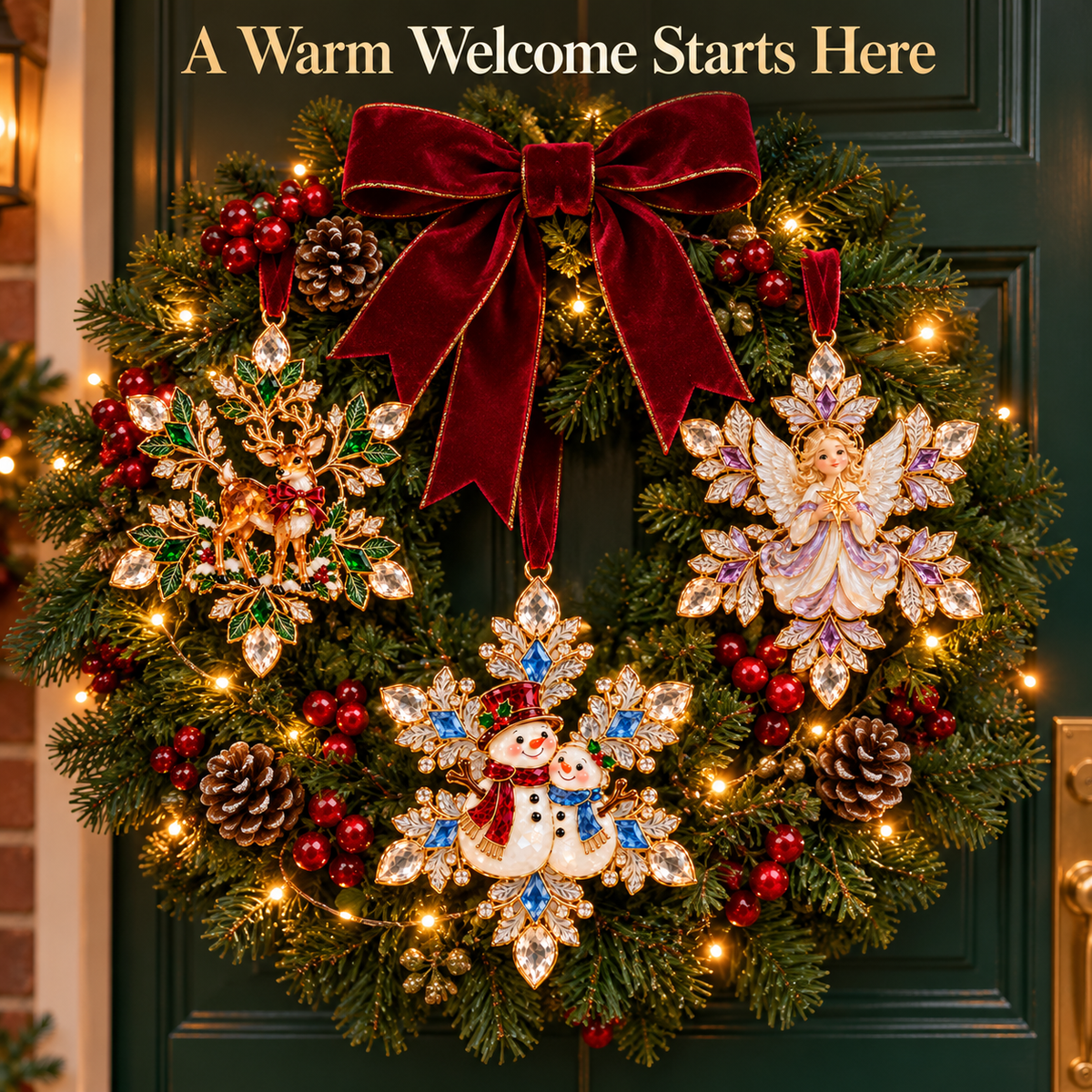 Christmas Magic Snowflake Ornaments – 6 Festive Designs for Holiday Decorating & Gifting