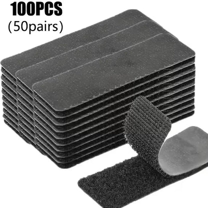 Heavy Duty Water-Resistant Reusable Self-Adhesive Double-Sided Hook-and-Loop Strips - image 8