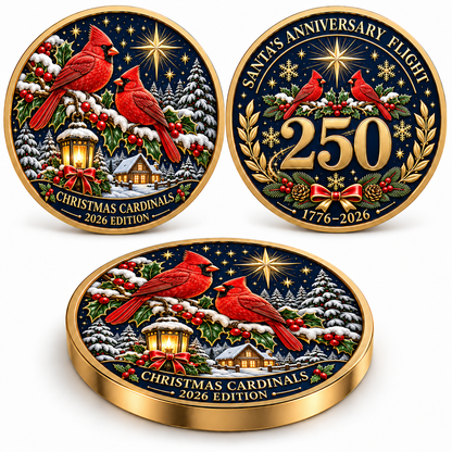 2026 Christmas Stories Commemorative Coin Collection – 7 Festive Designs Celebrating the 250th Anniversary