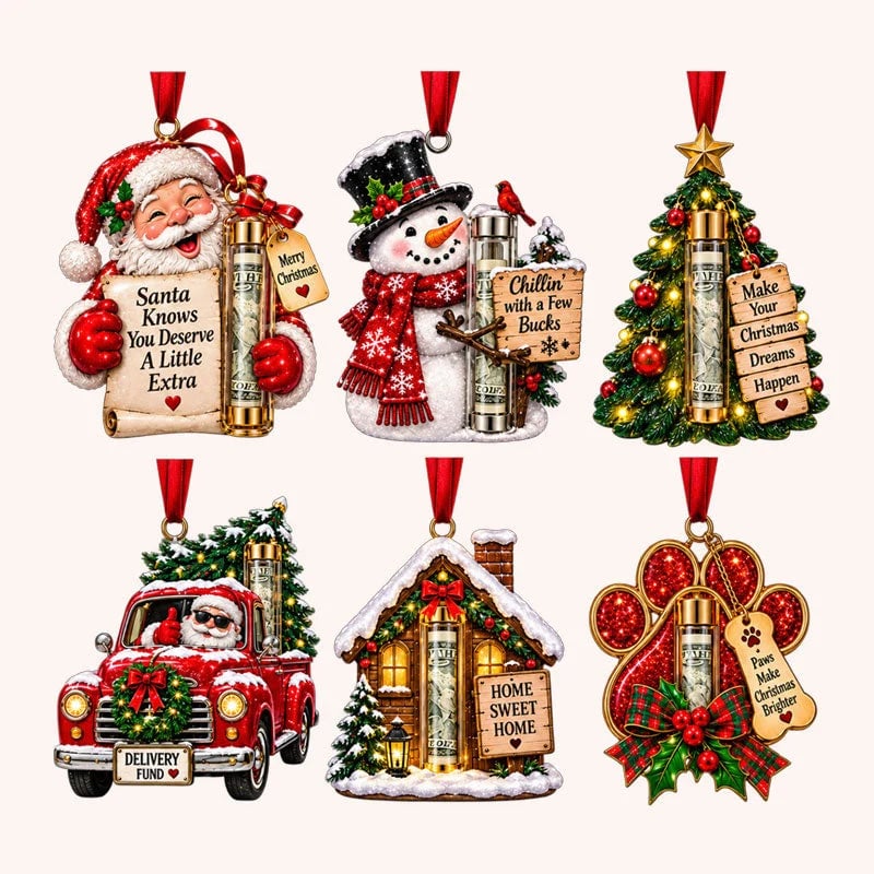 🎁 Surprise Red Envelope Christmas Tree Ornament | Turn Cash Gifts Into Magical Christmas Memories - image 8