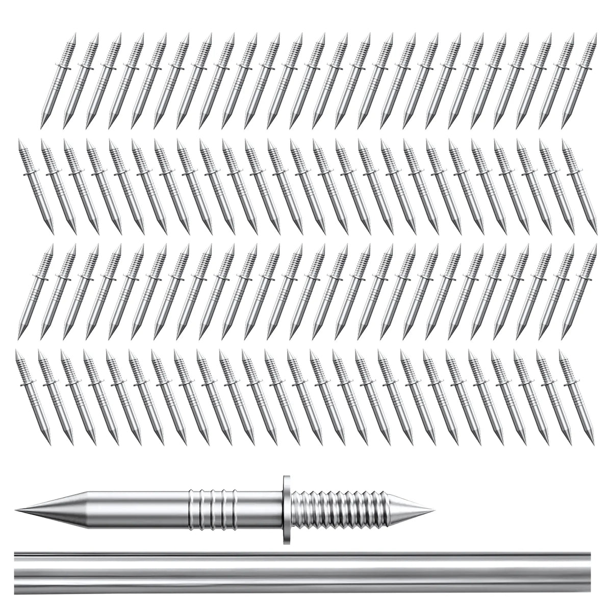 100 Double-Headed Carbon Steel Baseboard Nails🔩 - image 12