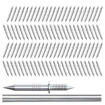 100 Double-Headed Carbon Steel Baseboard Nails🔩 - image 12