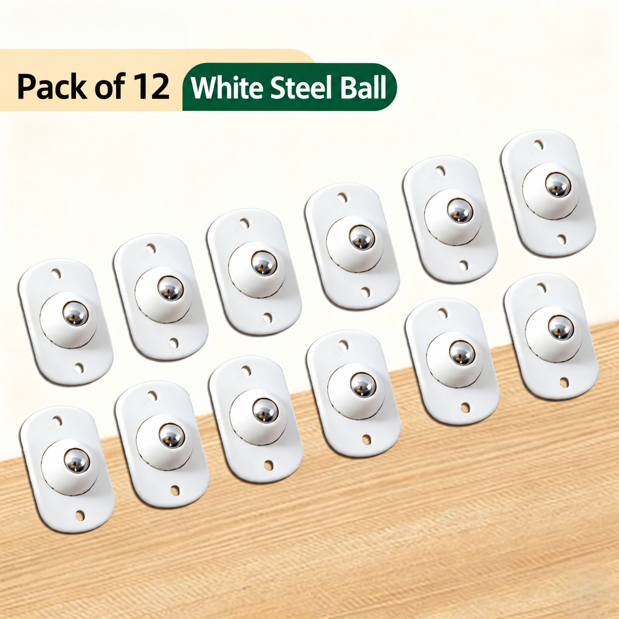 Stick-On 360° Mini Caster Wheels（12Pcs） - image 7