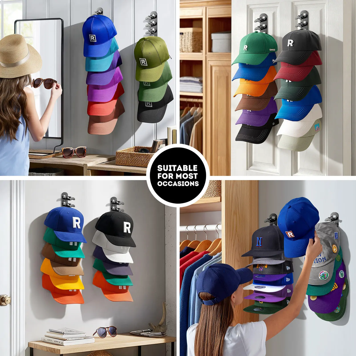 🧢Wall-mounted hat rack – each rack can hold 10 hats🧢 - image 6