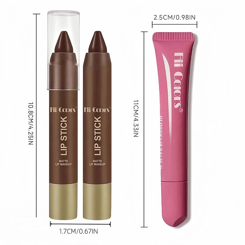Matte Lip Liner & Moisturizing Lip Oil Cosmetic Set 💄 - image 13