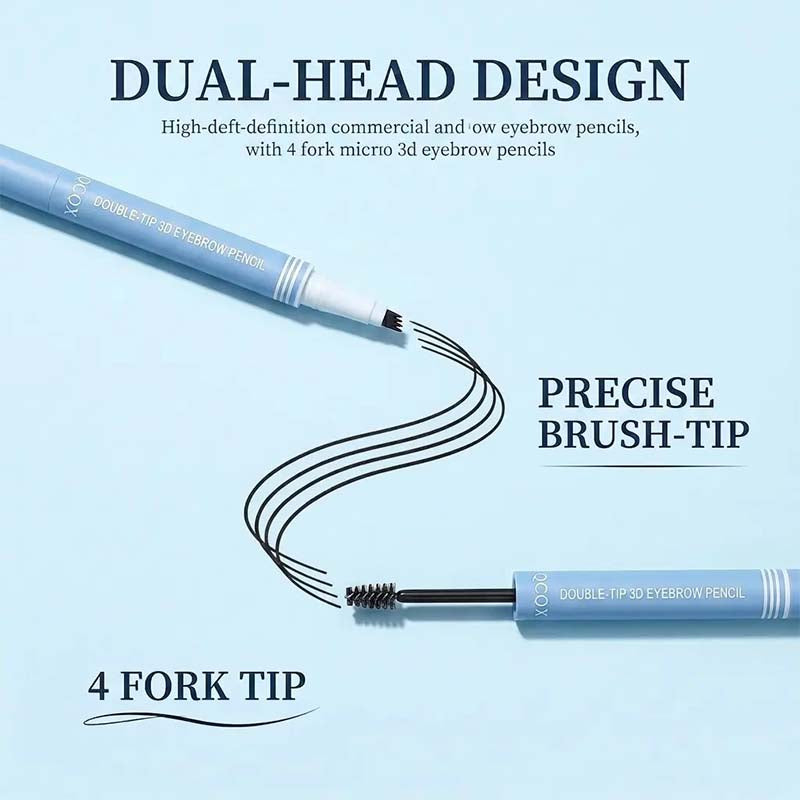 2-in-1 Waterproof Micro-Fork Eyebrow Pen-Tinted Gel Cosmetic🖌️ - image 5