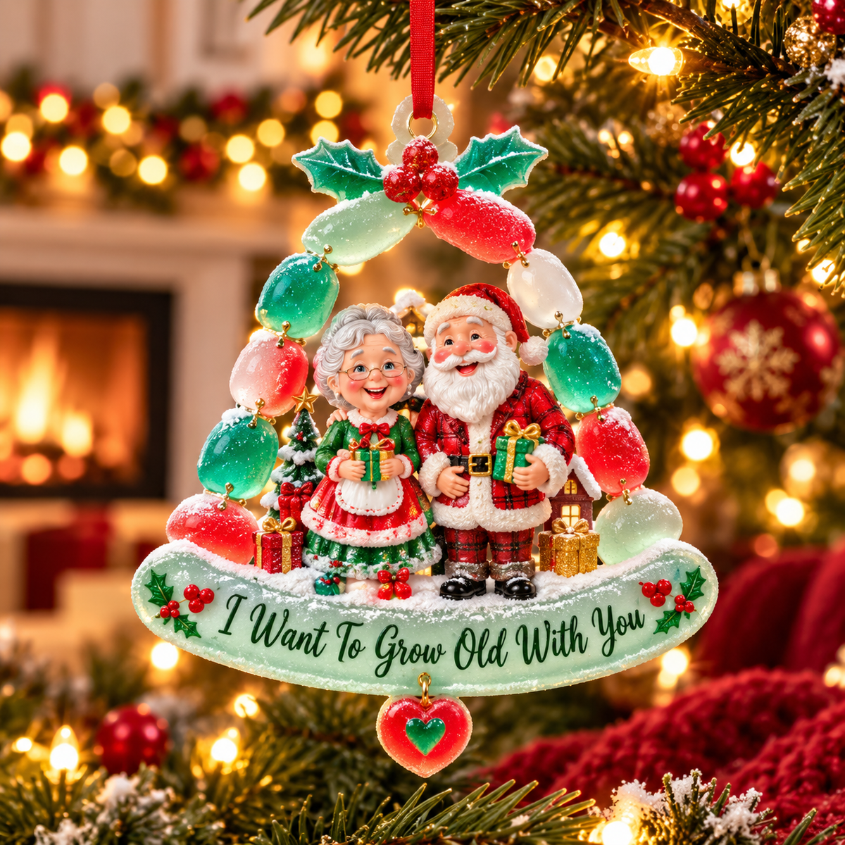 2026 "Love Story" Series Santa Claus Christmas Ornaments—Five Heartwarming Designs Created Especially for Couples and Loved Ones