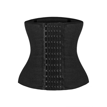 Women's Solid Color Hook & Eye Closure Waist Trainer, Adjustable Tummy Control Shaper ✨ - image 14